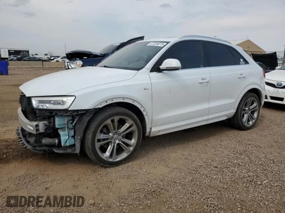 ✅ 2017 Audi Q3 Prestige • VIN: WA1GCCFS0HR013302 • Lot: 67224075. Listed on Copart with 71,215 mi. Free auction sales archive from the USA and detailed vehicle history report at DreamBid. Image 1.