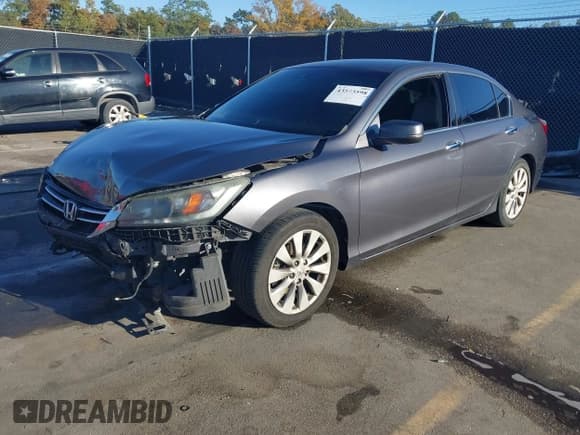✅ 2013 Honda Accord EX-L • VIN: 1HGCR3F82DA044665 • Lot: 43593598. Listed on IAAI with 184,021 mi. Free auction sales archive from the USA and detailed vehicle history report at DreamBid. Image 2.