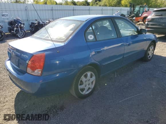 2004 Hyundai Elantra GLS with VIN KMHDN46D64U819710, listed as a Copart auction lot 71409335 with 62,340 mi miles and Clean title. Bid and sale history available at DreamBid. Image 3.