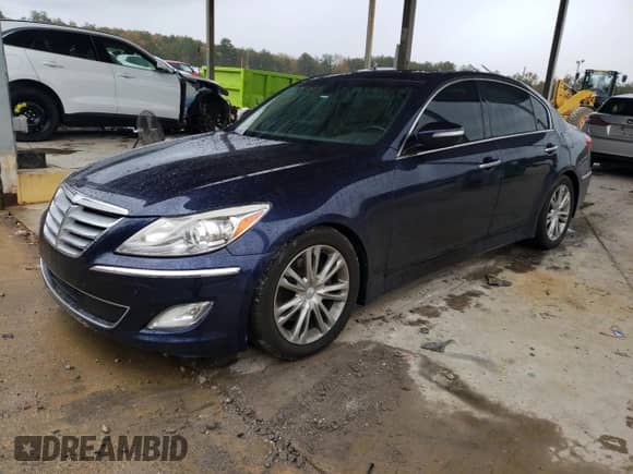 2012 Hyundai Genesis 3.8L z VIN KMHGC4DD2CU208190, wystawiony jako Copart lot #78205384 z przebiegiem 241 559 mil mil oraz Szkoda całkowita • Salvage title. Historia ofert i sprzedaży dostępna na DreamBid. Obrazek 1.