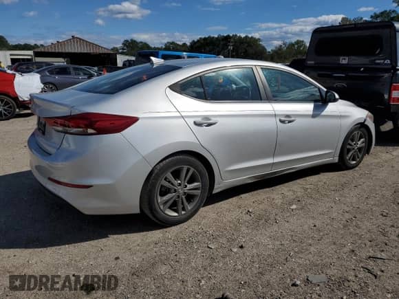 2018 Hyundai Elantra SEL with VIN 5NPD84LF7JH347850, listed as a Copart auction lot 90697525 with 101,712 mi miles and Clean title. Bid and sale history available at DreamBid. Image 3.