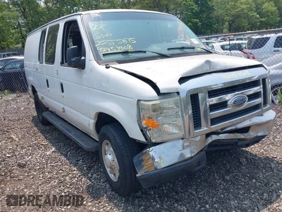 ✅ 2009 Ford Econoline Cargo Commercial • VIN: 1FTNE24W59DA34717 • Lot: 42454608. Listed on IAAI with 2,789 mi. Free auction sales archive from the USA and detailed vehicle history report at DreamBid. Image 1.