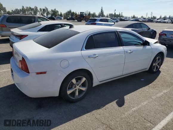 ✅ 2012 Chevrolet Malibu 1LT • VIN: 1G1ZC5E08CF387721 • Lot: 80320644. Listed on Copart with 136,749 mi. Free auction sales archive from the USA and detailed vehicle history report at DreamBid. Image 3.