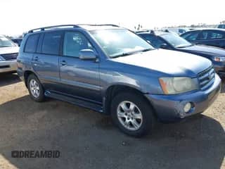 2003 Toyota Highlander with VIN JTEGF21A730106073, listed as a IAAI auction lot 43162469 with 279,171 mi miles and . Bid and sale history available at DreamBid. Image 1.