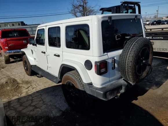 ✅ 2023 Jeep Wrangler High Altitude • VIN: 1C4HJXEGXPW625463 • Lot: 87252224. Wystawiony na Copart z przebiegiem 7 072 mil. Bezpłatny archiwum sprzedaży aukcyjnych z USA i szczegółowy raport historii pojazdu na DreamBid. Zdjęcie 2.