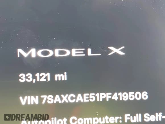 ✅ 2023 Tesla Model X • VIN: 7SAXCAE51PF419506 • Лот: 43276225. Опубликован ранее на IAAI с пробегом 33 121 миль. Бесплатный доступ к архиву аукционных продаж из США и подробный отчёт об истории автомобиля на DreamBid. Изображение 15.