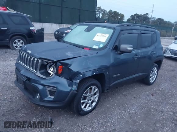 ✅ 2021 Jeep Renegade Limited • VIN: ZACNJDD16MPM43179 • Lot: 43319556. Listed on IAAI with 39,256 mi. Free auction sales archive from the USA and detailed vehicle history report at DreamBid. Image 2.