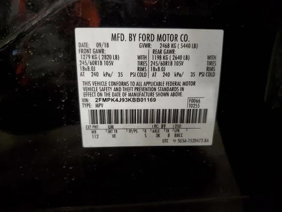 ✅ 2019 Ford Edge SEL • VIN: 2FMPK4J93KBB01169 • Lot: 54072135. Listed on Copart with 58,617 mi. Free auction sales archive from the USA and detailed vehicle history report at DreamBid. Image 13.