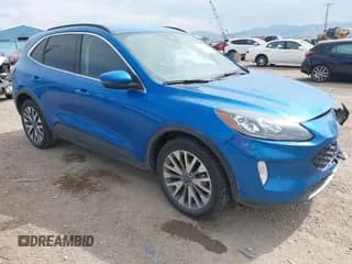 ✅ 2020 Ford Escape Titanium • VIN: 1FMCU9J97LUA37025 • Lot: 43177349. Wystawiony na IAAI z przebiegiem 74 875 mil. Bezpłatny archiwum sprzedaży aukcyjnych z USA i szczegółowy raport historii pojazdu na DreamBid. Zdjęcie 1.