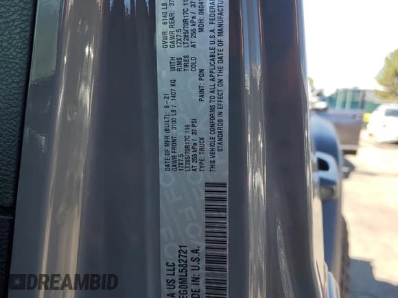 ✅ 2021 Jeep Gladiator Mojave • VIN: 1C6JJTEG0ML582721 • Lot: 82007165. Listed on Copart with 48,632 mi. Free auction sales archive from the USA and detailed vehicle history report at DreamBid. Image 13.