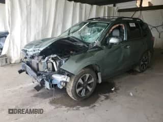 2018 Subaru Forester Limited with VIN JF2SJAJC3JH597170, listed as a Copart auction lot 83769885 with 118,206 mi miles and Salvage title. Bid and sale history available at DreamBid. Image 1.