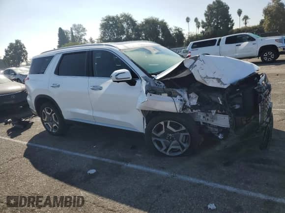 ✅ 2024 Hyundai Palisade SEL • VIN: KM8R44GE1RU797865 • Лот: 72808374. Размещён на Copart с пробегом 2 687 миль миль. Получите бесплатный доступ к архиву аукционных продаж из США и посмотрите подробный отчёт об истории автомобиля на DreamBid. Изображение 4.