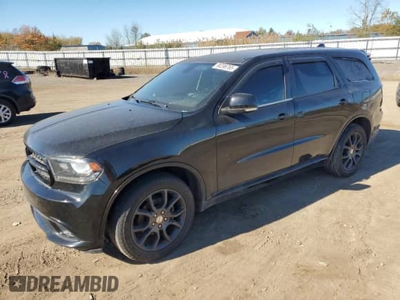 2017 Dodge Durango GT with VIN 1C4RDJDG8HC775066, listed as a Copart auction lot 90298765 with 108,564 mi miles and Salvage title. Bid and sale history available at DreamBid. Image 1.