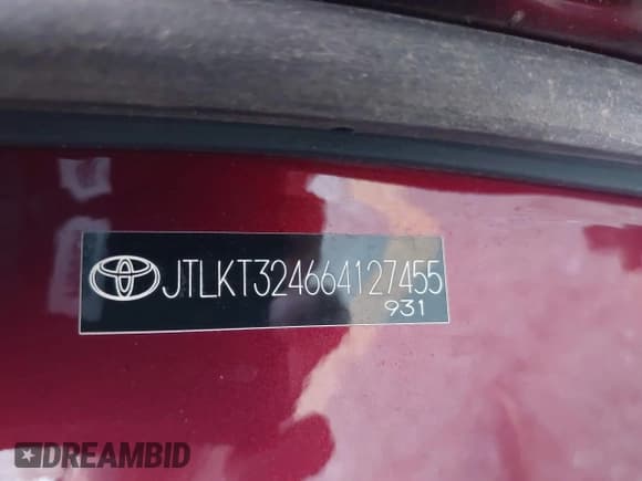 ✅ 2006 Scion xB • VIN: JTLKT324664127455 • Лот: 43379965. Опубликован ранее на IAAI с пробегом Не указан. Бесплатный доступ к архиву аукционных продаж из США и подробный отчёт об истории автомобиля на DreamBid. Изображение 9.