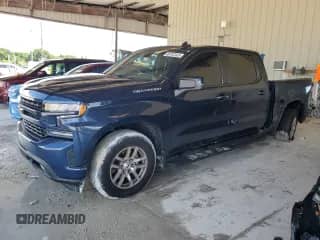 2021 Chevrolet Silverado 1500 RST with VIN 1GCPWDED2MZ393081, listed as a Copart auction lot 69732445 with 28,259 mi miles and Salvage title. Bid and sale history available at DreamBid. Image 1.
