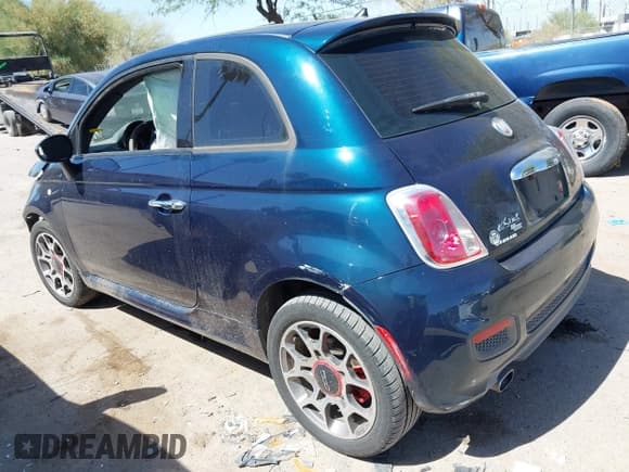 ✅ 2014 FIAT 500 Sport • VIN: 3C3CFFBR7ET252854 • Lot: 42840270. Listed on IAAI with 289,298 mi. Free auction sales archive from the USA and detailed vehicle history report at DreamBid. Image 3.