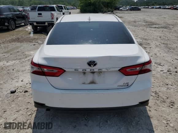2020 Toyota Camry Hybrid LE with VIN 4T1C31AK1LU529993, listed as a Copart auction lot 59848745 with 304,307 mi miles and Salvage title. Bid and sale history available at DreamBid. Image 6.