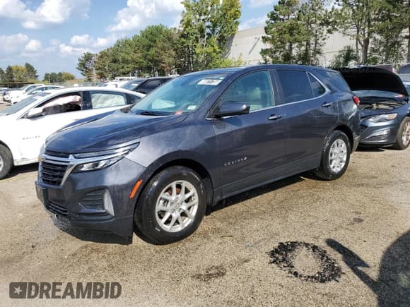 ✅ 2022 Chevrolet Equinox LT • VIN: 2GNAXJEV3N6114591 • Lot: 80871735. Listed on Copart with 139,734 mi. Free auction sales archive from the USA and detailed vehicle history report at DreamBid. Image 1.