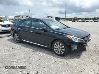 2015 Hyundai Sonata Sport с VIN 5NPE34AF4FH054145, выставлен на аукционе Copart как лот 65176665 с пробегом 171 992 миль миль и Списание • Salvage title. История ставок и продаж доступна на DreamBid. Изображение 4.