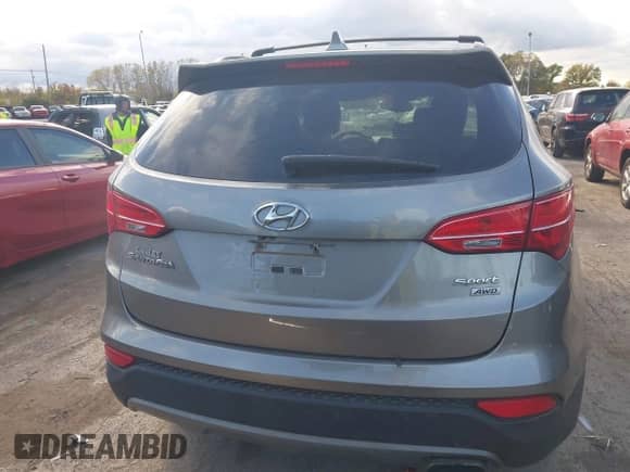 2015 Hyundai Santa Fe with VIN 5XYZUDLB9FG238562, listed as a IAAI auction lot 43477411 with 162,507 mi miles and . Bid and sale history available at DreamBid. Image 16.