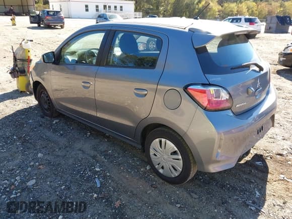 ✅ 2021 Mitsubishi Mirage ES • VIN: ML32AUHJ2MH008735 • Lot: 43495802. Listed on IAAI with 68,000 mi. Free auction sales archive from the USA and detailed vehicle history report at DreamBid. Image 3.