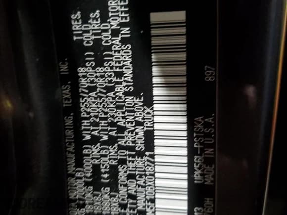 ✅ 2011 Toyota Tundra • VIN: 5TFDM5F10BX018771 • Lot: 84933534. Wystawiony na Copart z przebiegiem 158 370 mil. Bezpłatny archiwum sprzedaży aukcyjnych z USA i szczegółowy raport historii pojazdu na DreamBid. Zdjęcie 12.