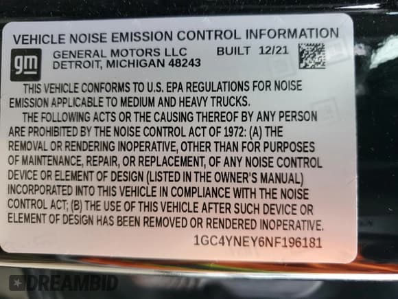 ✅ 2022 Chevrolet Silverado 2500HD LT • VIN: 1GC4YNEY6NF196181 • Lot: 63754575. Wystawiony na Copart z przebiegiem 58 948 mil. Bezpłatny archiwum sprzedaży aukcyjnych z USA i szczegółowy raport historii pojazdu na DreamBid. Zdjęcie 13.