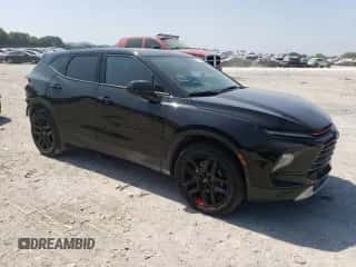 2023 Chevrolet Blazer LT with VIN 3GNKBCR49PS197139, listed as a Copart auction lot 69091874 with 20,002 mi miles and Clean title. Bid and sale history available at DreamBid. Image 4.