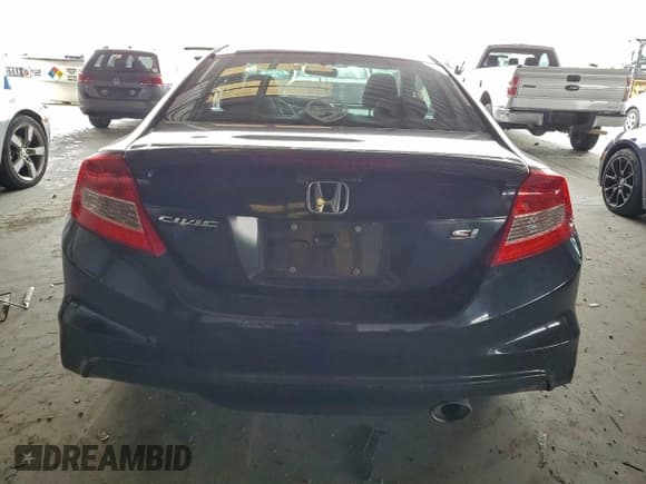 ✅ 2013 Honda Civic Si • VIN: 2HGFG4A55DH703300 • Lot: 96002325. Listed on Copart with 217,613 mi. Free auction sales archive from the USA and detailed vehicle history report at DreamBid. Image 6.