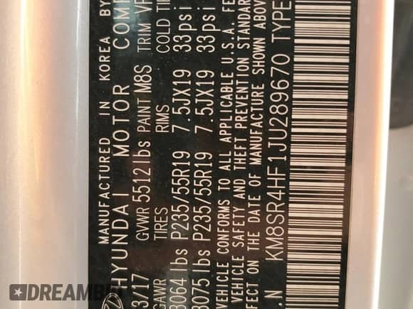 2018 Hyundai Santa Fe SE Ultimate z VIN KM8SR4HF1JU289670, wystawiony jako Copart lot #47466695 z przebiegiem 106 713 mil mil oraz Szkoda całkowita • Salvage title. Historia ofert i sprzedaży dostępna na DreamBid. Obrazek 16.