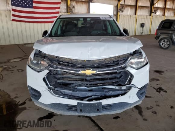✅ 2018 Chevrolet Traverse LS • VIN: 1GNERFKW9JJ240523 • Лот: 81901395. Опубликован ранее на Copart с пробегом 86 706 миль. Бесплатный доступ к архиву аукционных продаж из США и подробный отчёт об истории автомобиля на DreamBid. Изображение 5.