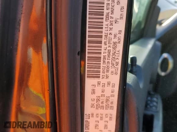 2010 Dodge Nitro SE с VIN 1D4PT2GK3AW105206, выставлен на аукционе Copart как лот 77496764 с пробегом 114 603 миль миль и Чистый • Clean title. История ставок и продаж доступна на DreamBid. Изображение 13.