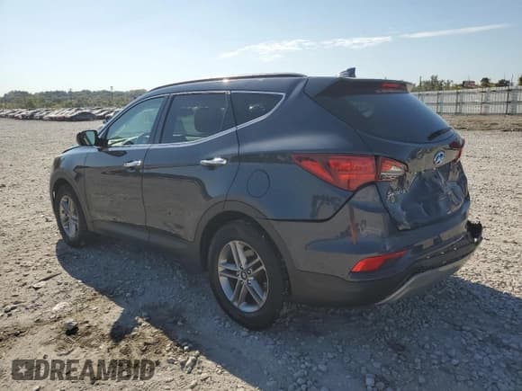✅ 2017 Hyundai Santa Fe 2.4L • VIN: 5NMZU3LB6HH017181 • Lot: 86410045. Listed on Copart with 87,760 mi. Free auction sales archive from the USA and detailed vehicle history report at DreamBid. Image 2.
