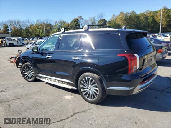 ✅ 2023 Hyundai Palisade Calligraphy • VIN: KM8R7DGE5PU508281 • Lot: 85725295. Listed on Copart with 45,325 mi. Free auction sales archive from the USA and detailed vehicle history report at DreamBid. Image 2.