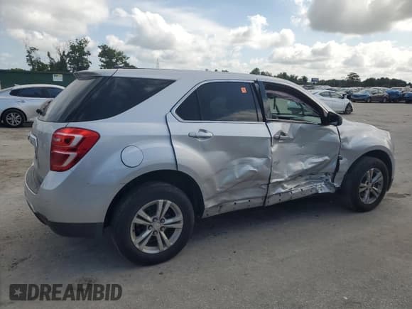 ✅ 2017 Chevrolet Equinox LS • VIN: 2GNALBEK9H1518276 • Lot: 65525925. Listed on Copart with Not provided. Free auction sales archive from the USA and detailed vehicle history report at DreamBid. Image 3.
