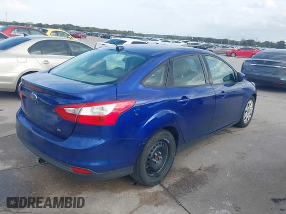 ✅ 2012 Ford Focus SE • VIN: 1FAHP3F24CL249256 • Lot: 43534381. Listed on IAAI with 120,387 mi. Free auction sales archive from the USA and detailed vehicle history report at DreamBid. Image 4.