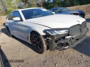 ✅ 2023 BMW 5 Series M550i xDrive • VIN: WBA13BK04PCL88909 • Lot: 42045994. Listed on IAAI with 27,729 mi. Free auction sales archive from the USA and detailed vehicle history report at DreamBid. Image 1.