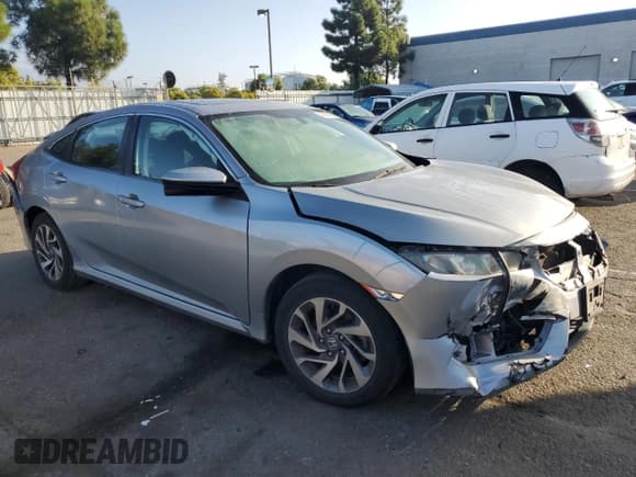 ✅ 2018 Honda Civic EX • VIN: 2HGFC2F72JH501617 • Лот: 89658725. Опубликован ранее на Copart с пробегом 80 567 миль. Бесплатный доступ к архиву аукционных продаж из США и подробный отчёт об истории автомобиля на DreamBid. Изображение 4.