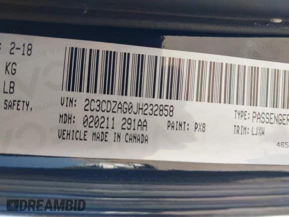 ✅ 2018 Dodge Challenger SXT • VIN: 2C3CDZAG0JH232858 • Lot: 43135440. Wystawiony na IAAI z przebiegiem 114 000 mil. Bezpłatny archiwum sprzedaży aukcyjnych z USA i szczegółowy raport historii pojazdu na DreamBid. Zdjęcie 9.