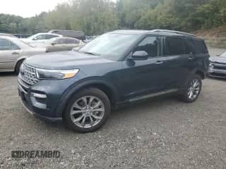 2023 Ford Explorer Limited z VIN 1FMSK8FH9PGB02926, wystawiony jako Copart lot #81126265 z przebiegiem 34 248 mil mil oraz Szkoda całkowita • Salvage title. Historia ofert i sprzedaży dostępna na DreamBid. Obrazek 1.