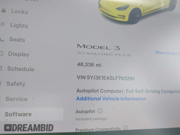 ✅ 2020 Tesla Model 3 Standard Range Plus • VIN: 5YJ3E1EA5LF793291 • Lot: 43228630. Wystawiony na IAAI z przebiegiem 48 336 mil. Bezpłatny archiwum sprzedaży aukcyjnych z USA i szczegółowy raport historii pojazdu na DreamBid. Zdjęcie 15.