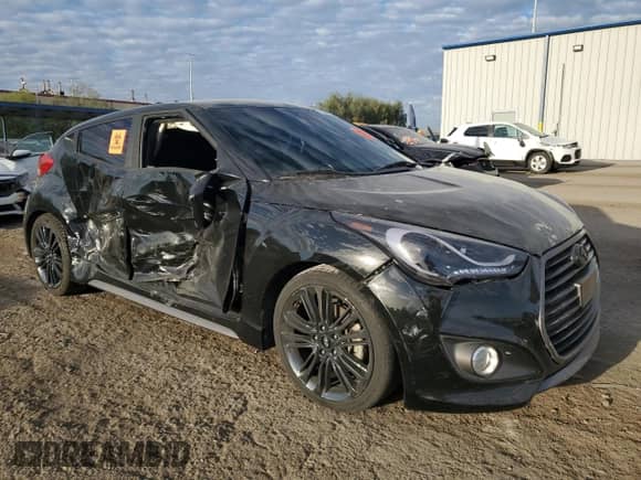 2016 Hyundai Veloster Turbo z VIN KMHTC6AE5GU294186, wystawiony jako Copart lot #72342574 z przebiegiem 121 630 mil mil oraz Szkoda całkowita • Salvage title. Historia ofert i sprzedaży dostępna na DreamBid. Obrazek 4.