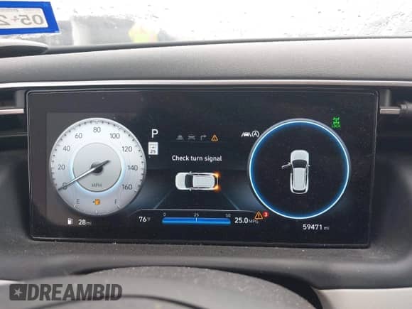 2022 Hyundai Tucson Limited z VIN 5NMJECAEXNH133888, wystawiony jako IAAI lot #43055430 z przebiegiem 59 471 mil mil oraz . Historia ofert i sprzedaży dostępna na DreamBid. Obrazek 7.