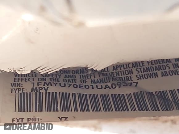 ✅ 2001 Ford Explorer Sport • VIN: 1FMYU70E01UA09377 • Lot: 41397156. Wystawiony na IAAI z przebiegiem 223 257 mil. Bezpłatny archiwum sprzedaży aukcyjnych z USA i szczegółowy raport historii pojazdu na DreamBid. Zdjęcie 9.