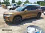 2020 Chevrolet Blazer RS z VIN 3GNKBERS1LS571697, wystawiony jako Copart lot #59970315 z przebiegiem 42 834 mil mil oraz Szkoda całkowita • Salvage title. Historia ofert i sprzedaży dostępna na DreamBid. Obrazek 1.