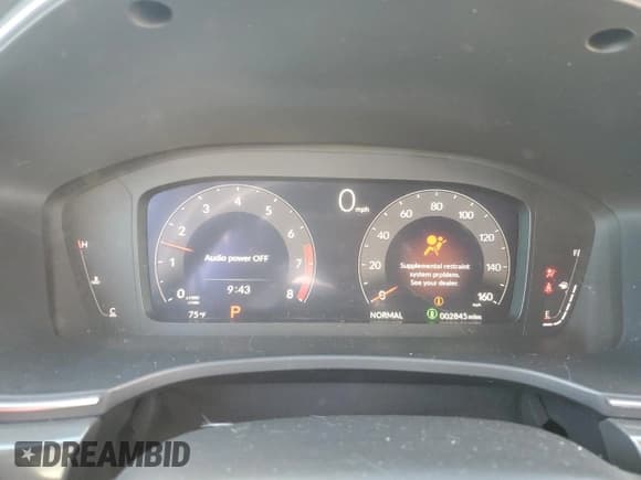 ✅ 2025 Acura Integra w/A-Spec Package • VIN: 19UDE4H35SA017772 • Lot: 70691225. Listed on Copart with 2,845 mi. Free auction sales archive from the USA and detailed vehicle history report at DreamBid. Image 9.