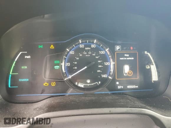 ✅ 2019 Hyundai Ioniq Blue • VIN: KMHC65LC8KU159001 • Lot: 82021314. Wystawiony na Copart z przebiegiem 45 522 mil. Bezpłatny archiwum sprzedaży aukcyjnych z USA i szczegółowy raport historii pojazdu na DreamBid. Zdjęcie 9.