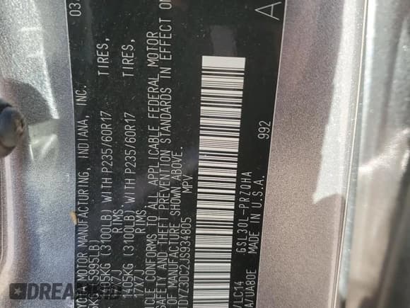 ✅ 2018 Toyota Sienna XLE • VIN: 5TDYZ3DC2JS934805 • Лот: 87314185. Опубликован ранее на Copart с пробегом 105 192 миль. Бесплатный доступ к архиву аукционных продаж из США и подробный отчёт об истории автомобиля на DreamBid. Изображение 14.