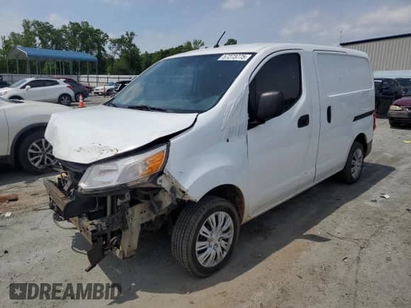 2015 Chevrolet City Express Cargo LS z VIN 3N63M0YN0FK721323, wystawiony jako Copart lot #57273775 z przebiegiem Nie podano mil oraz Szkoda całkowita • Salvage title. Historia ofert i sprzedaży dostępna na DreamBid. Obrazek 1.