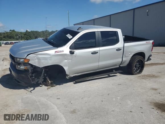 ✅ 2020 Chevrolet Silverado 1500 Custom Trail Boss • VIN: 1GCPYCEFXLZ361029 • Lot: 60386244. Wystawiony na Copart z przebiegiem 41 525 mil. Bezpłatny archiwum sprzedaży aukcyjnych z USA i szczegółowy raport historii pojazdu na DreamBid. Zdjęcie 1.